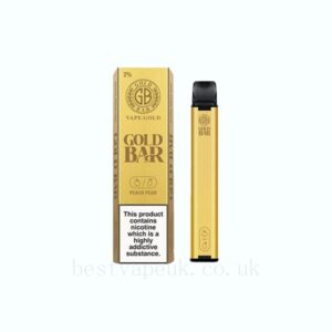 Disposable Vape 20mg Gold Bar 600 Puffs