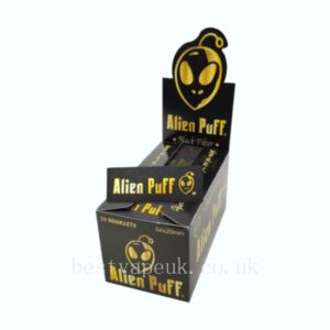 50 Alien Puff Black & Gold Filter Tips