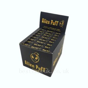 72 Alien Puff Black & Gold 1 1-4 Size Pre-Rolled Cones