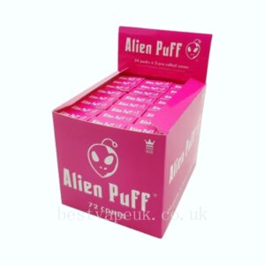 Alien Puff Hot Pink King size Cones 24 Packs