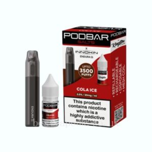 Podbar Salts By Kingston X Innokin Endura S1 10Mg Disposable Vape Kit 3500 Puffs