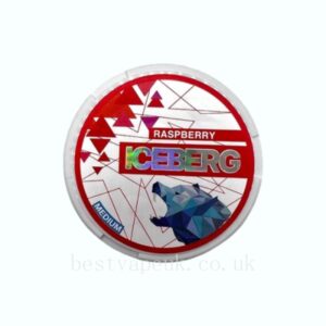Iceberg 20mg Raspberry Nicotine Pouches - 20 Pouches