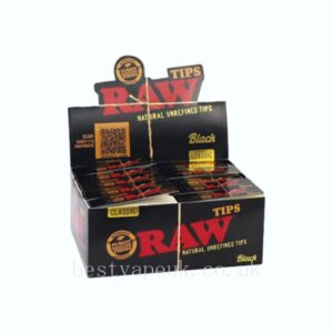 Raw Black Standard Classic Tip 50 Pcs