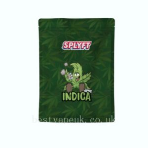 3.5G SPLYFT Original Mylar Zip Bag - Indica (BUY 1 GET 1 FREE)