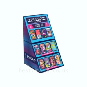 Zengaz Cube ZL-13 Wing Jet Flame Lighters Cube Bundle + 48 Lighters With Cube Display Stand