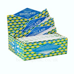 Highland Double Decadence King Size Rolling Papers & Tips 24 Count