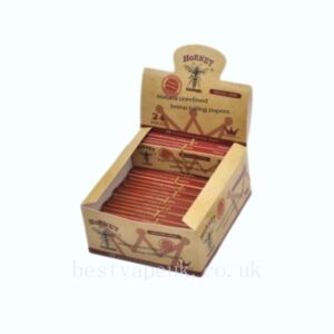 Hornet Brown Organic King Size Rolling Papers 24 + Tips