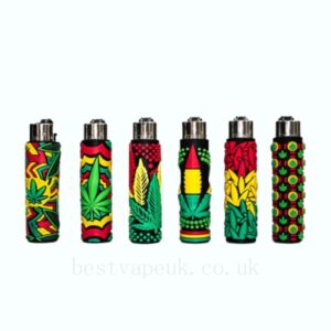 Clipper CP21RH Slim Pop Covers Flint Weed 3 Lighters 30- FCB3T006UKH