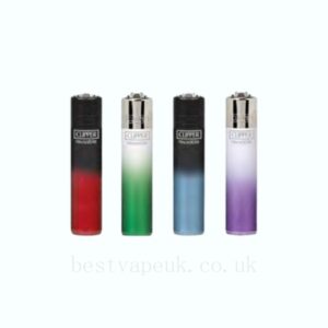 Clipper CP11RH Classic Large Flint Crystal Gradient Mix Lighters 40- CL2C000UKH