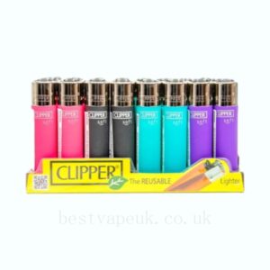 Clipper CP11RH Classic Large Flint Painted Soft Touch Lighters 40 - CL2C210UKH