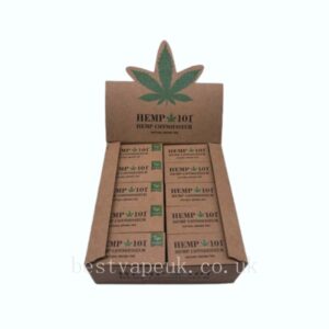 50 Booklets Hemp 101 Hemp Connoisseur Natural Brown Tips