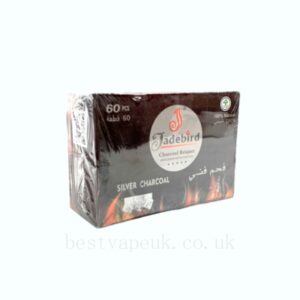 60 pieces JadeBird Shisha Hookah Silver Charcoal