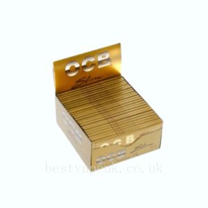 OCB Premium King Size Slim Gold Papers 50
