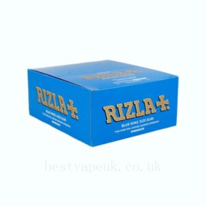 Blue King Size Slim Rizla Rolling Papers 50 Count