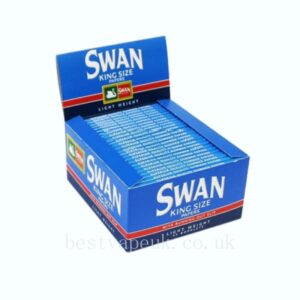Swan Blue King Size Rolling Papers 50 Sheets